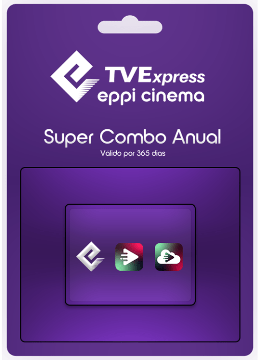 Super Combo TVE + Eppi + Nuvem - Anual